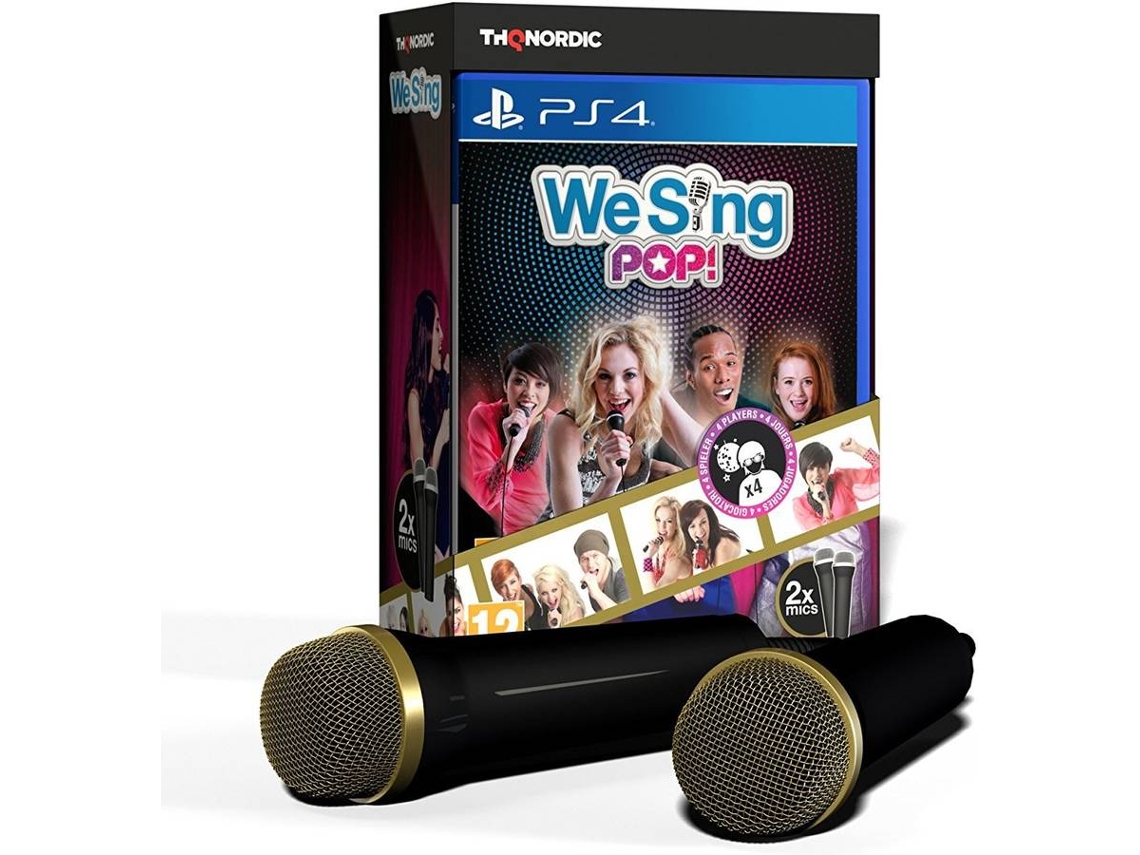 Jogo PS4 We Sing Pop + 2 micros